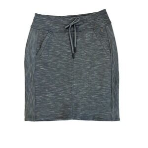Prana Women's Small Athleisure Gray Athletic Active Hiking Trail Tennis Skirt